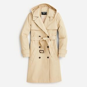 J. Crew Tan Trench Coat